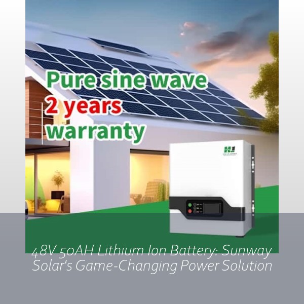 48V 50AH Lithium Ion Battery: Sunway Solar's Game-Changing Power Solution